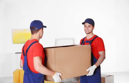 Urgent house move support in Lee with boxes and van