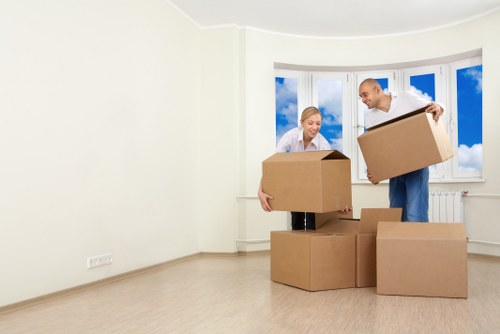 Professional moving service planning a safe and organized relocation