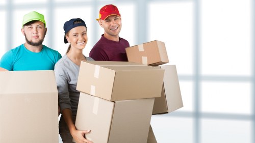 Removal van serving a house move near Lee in southeast London