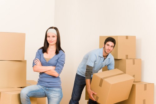 Preparing boxes and checking access before a student removal