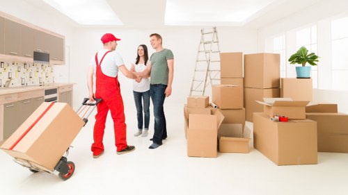 Business and home moving support with a man and van in Lee