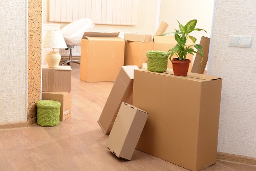 Reliable moving truck prepared for safe transport in Lee